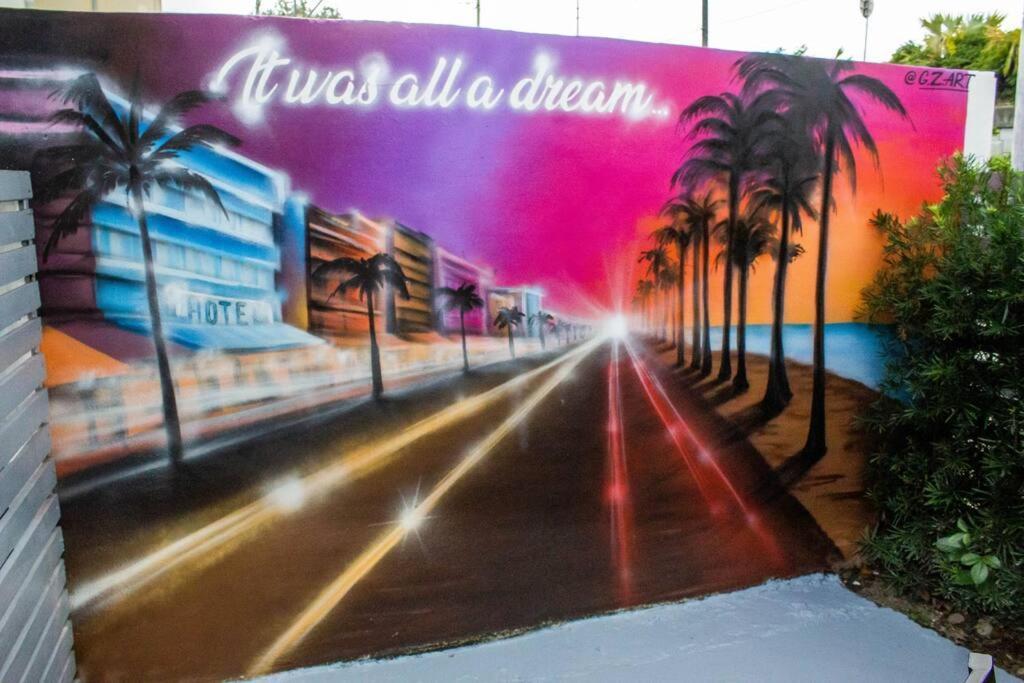 Unique Miami Art Escape W/ Hottub, Arcade & Murals Экстерьер фото